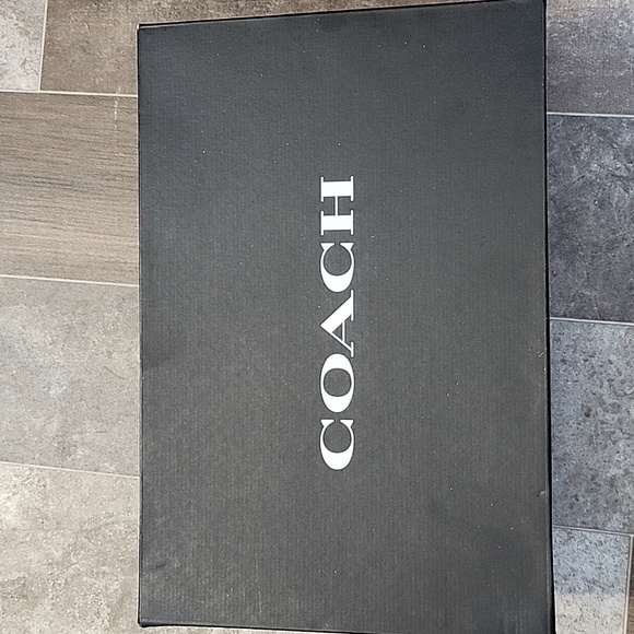 COACH VRSTY SLIP SNKR Mahoney color men's 12D - Picture 2 of 8